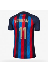 Barcelona Ferran Torres #11 Fotballdrakt Hjemme Klær Dame 2022-23 Korte ermer